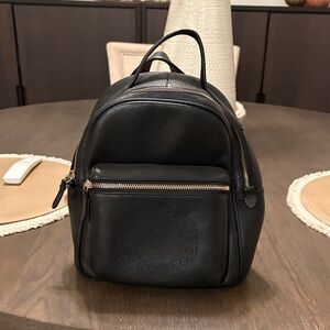 Cole Haan Black Leather Backpack